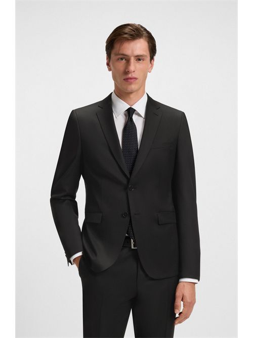 Giacca extra slim fit in serge di lana vergine